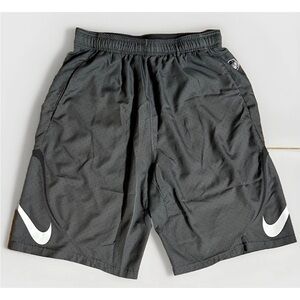 NIKE Dri Fit Gray Mesh Athletic Shorts Large